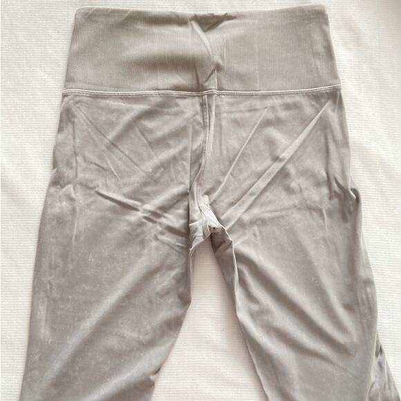 LULULEMON‎ Wunder Under Ribbed Crop Legging 23" Washed French Clay - Picture 7 of 10